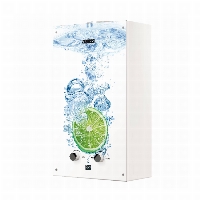 Газовая колонка Zanussi GWH 10 Fonte Glass Lime. Фото.. Купить в Тюмени